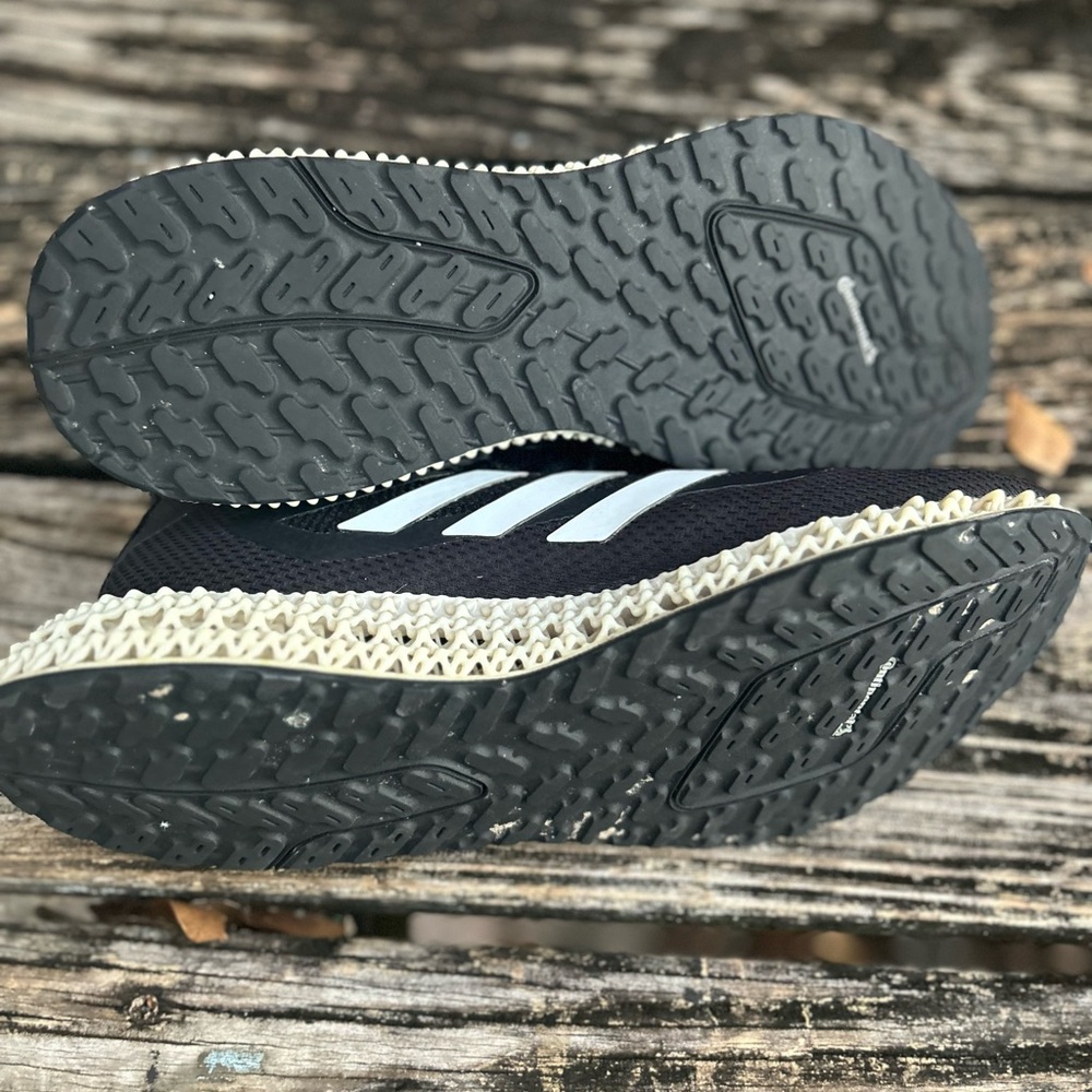 Adidas 4D FWD 2 Black Carbon Running Athletic Training Shoes GX9249 Mens Sz 10.5 - Picture 7 of 12